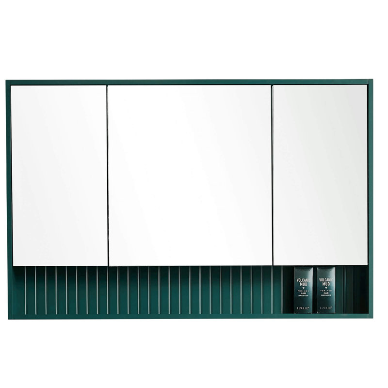 Armoire à pharmacie 3 portes Asahel, Vert