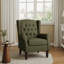 Duward 74Cm Wide Tufted Wingback Armchair with Solid Wood Legs-1791756082
