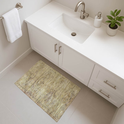 Premium Machine Washable Marasco AMF1631 Global Rug