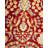 One-of-a-Kind Scatter 2000s Wool Area Rug in Red