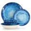 Service de table en porcelaine bleue 16 pièces Highland Dunes Oceanus