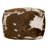Susannah Upholstered Polyester and Faux Fur Ottoman-53565772