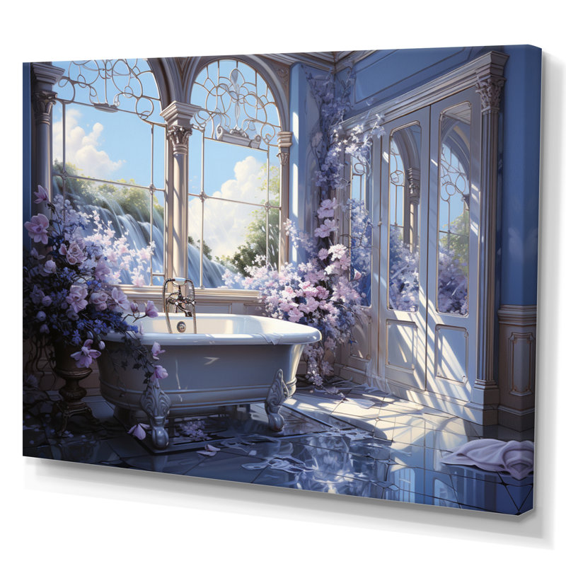 Toile de salle de bain, impression de décoration intérieure Enchanting Skylight - lanterne de salle de bain Enchanting