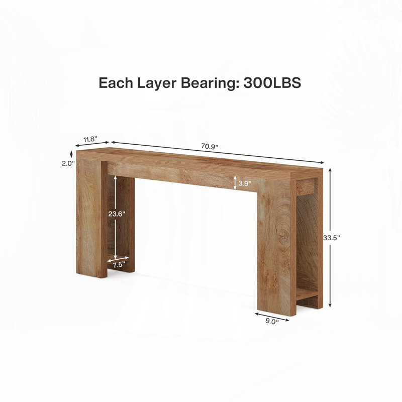 Console en bois