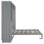 Lit escamotable mural avec placard, tiroirs et tablettes Murphy-58235549