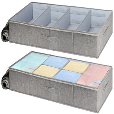 Ebern Designs Fabric Underbed Storage