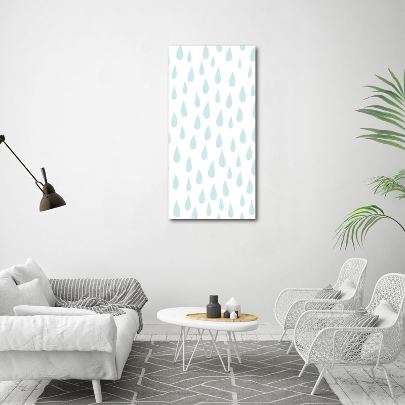 Droplets - Wrapped Canvas Print
