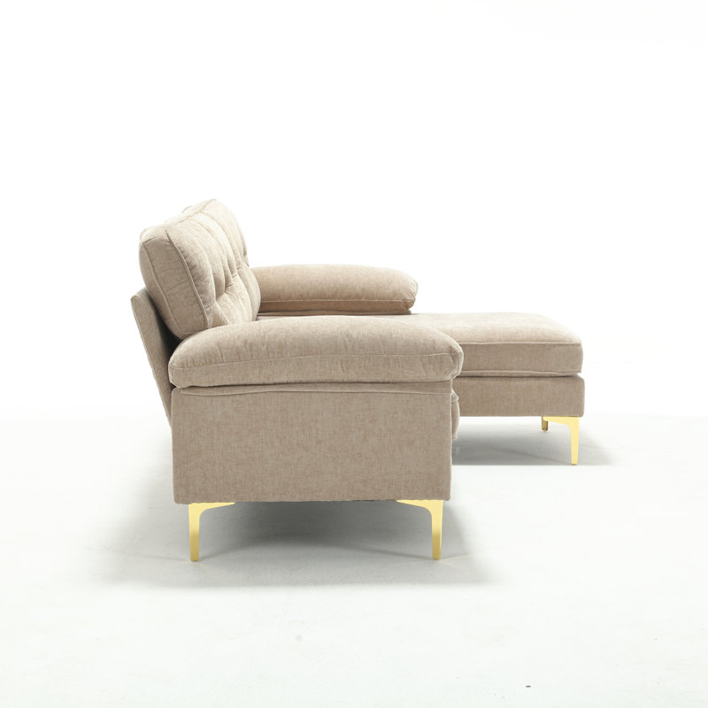 L  Shape Sofa, Beige