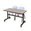 Table de nidification Nickls, 2 chaises empilables-32668129-32668136