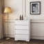 Commode 4 tiroirs sans poignée 25,59 po Ranjan -2033954984