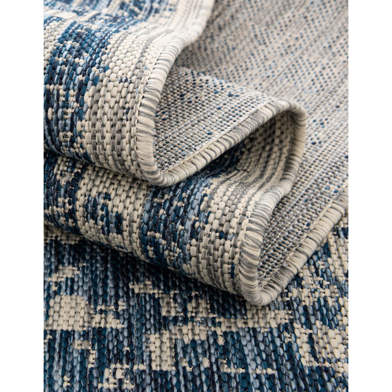 Ornate Lamotte Indoor/Outdoor Area Rug, Runner 2'7" x 10'