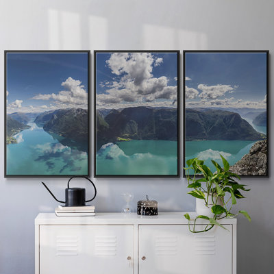 «Reflection I», reproduction sur toile 3 pièces