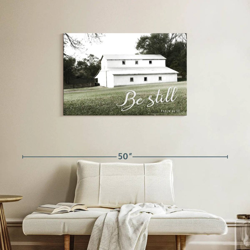 Lilie Be Still Barn, 24" H x 36" W