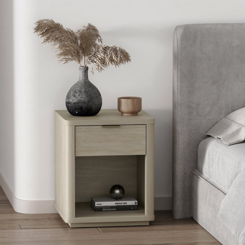Table de chevet, Marron clair