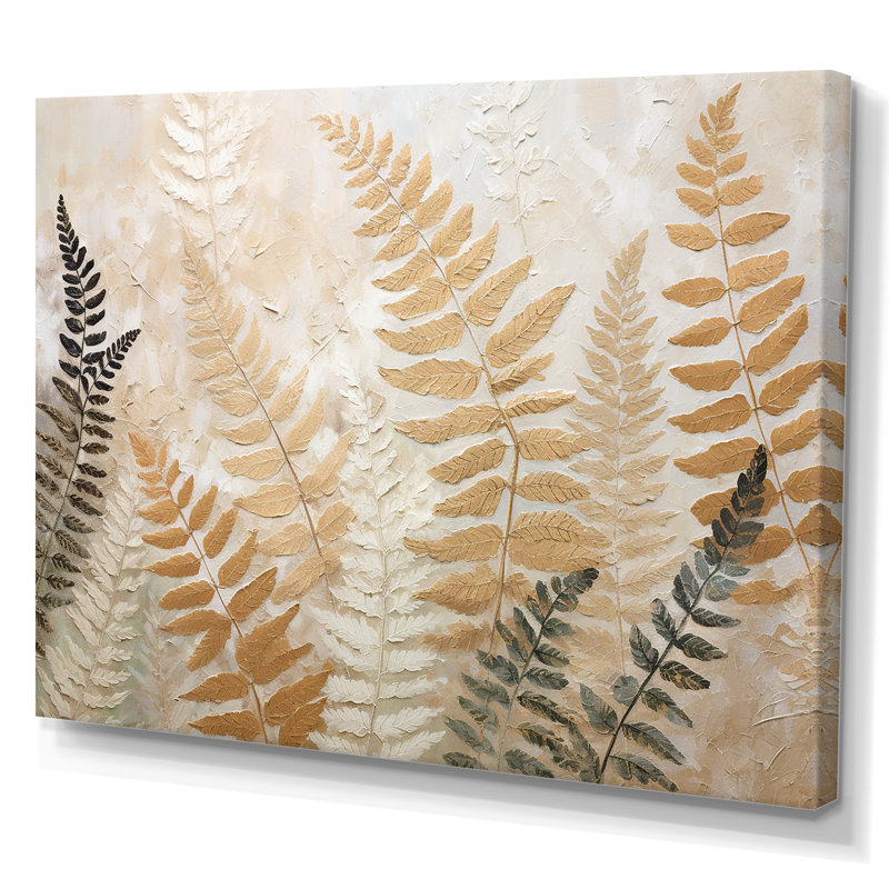 Golden Ferns Silent Symphony III, H 30 po x l 40 po x P 0,5 po, Toile tendue