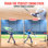 Youth Swing Trainer pour le baseball et la balle molle - Entraîneur à réinitialisation automatique avec 3 bandes de puissance, équipement d'entraînement de baseball de baseball réglable de 24 à 30 po