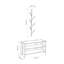 Arbre d'entrée Mindi avec banc et rangement pour chaussures-979547641