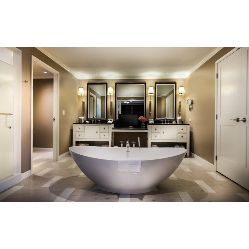 Logan 72'' L Air Bathtub, White, Matte Black