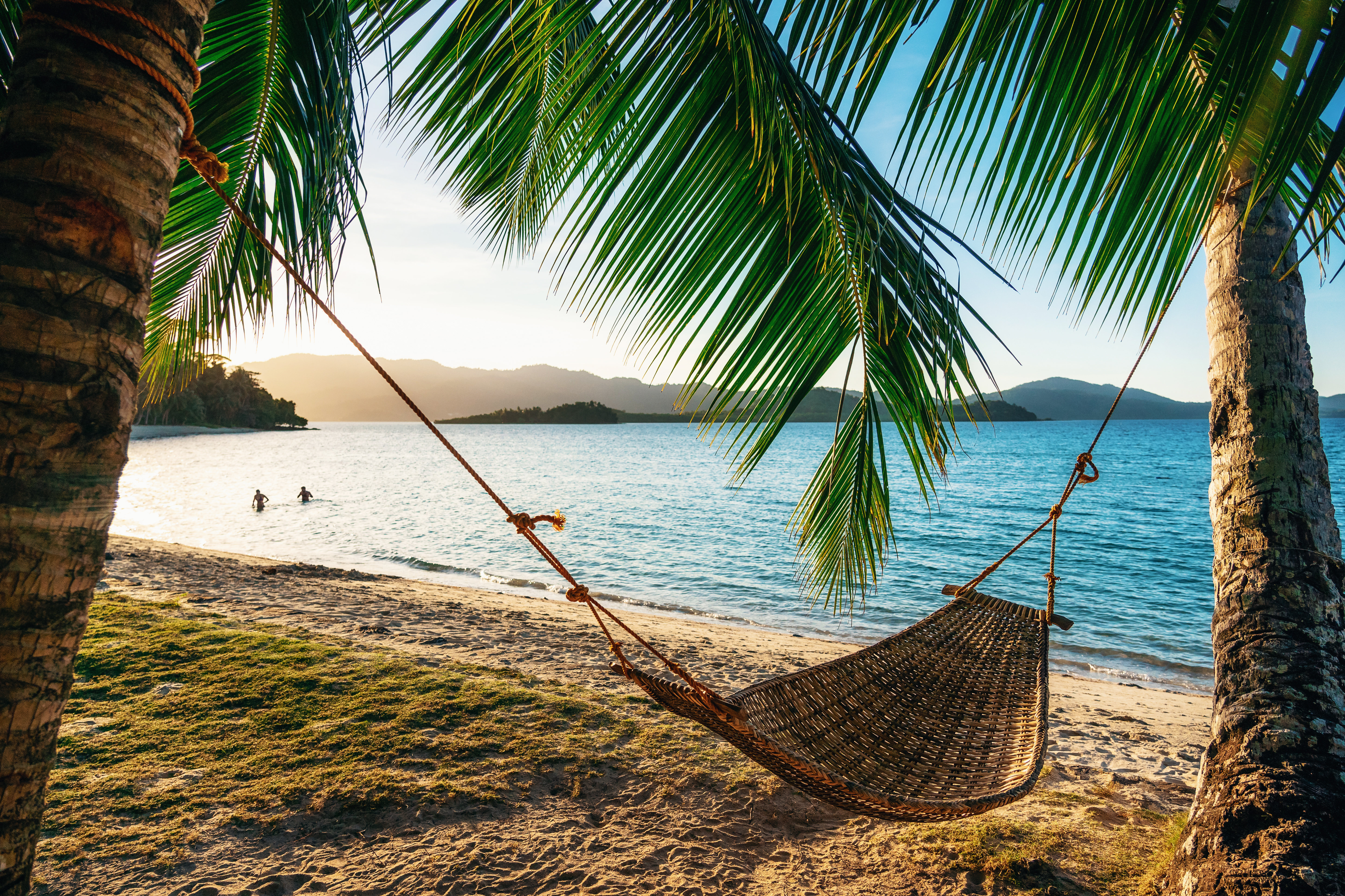 Hammock between two clearance trees