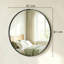 HOMCOM Round Wall Mirror Wall Mounted Bathroom Mirror-1962385669