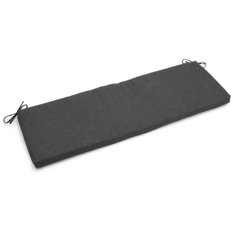 Outdoor 3'' Bench Seat Cushion, 3" H x 63" W x 19" D, Cool Gray