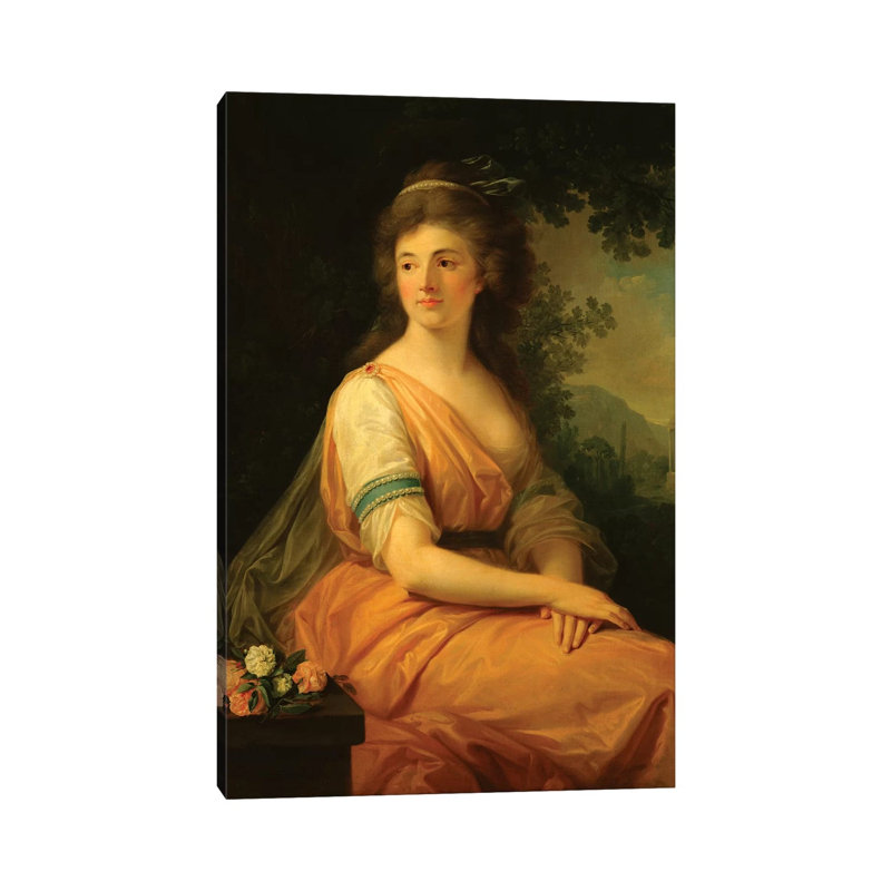 Anna Von Escher Von Muralt 1 Piece Wrapped Canvas Painting, 20.32 cm H x 30.48 cm W