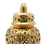 18" Spiral Lattice Temple Jar - Gold-106446045