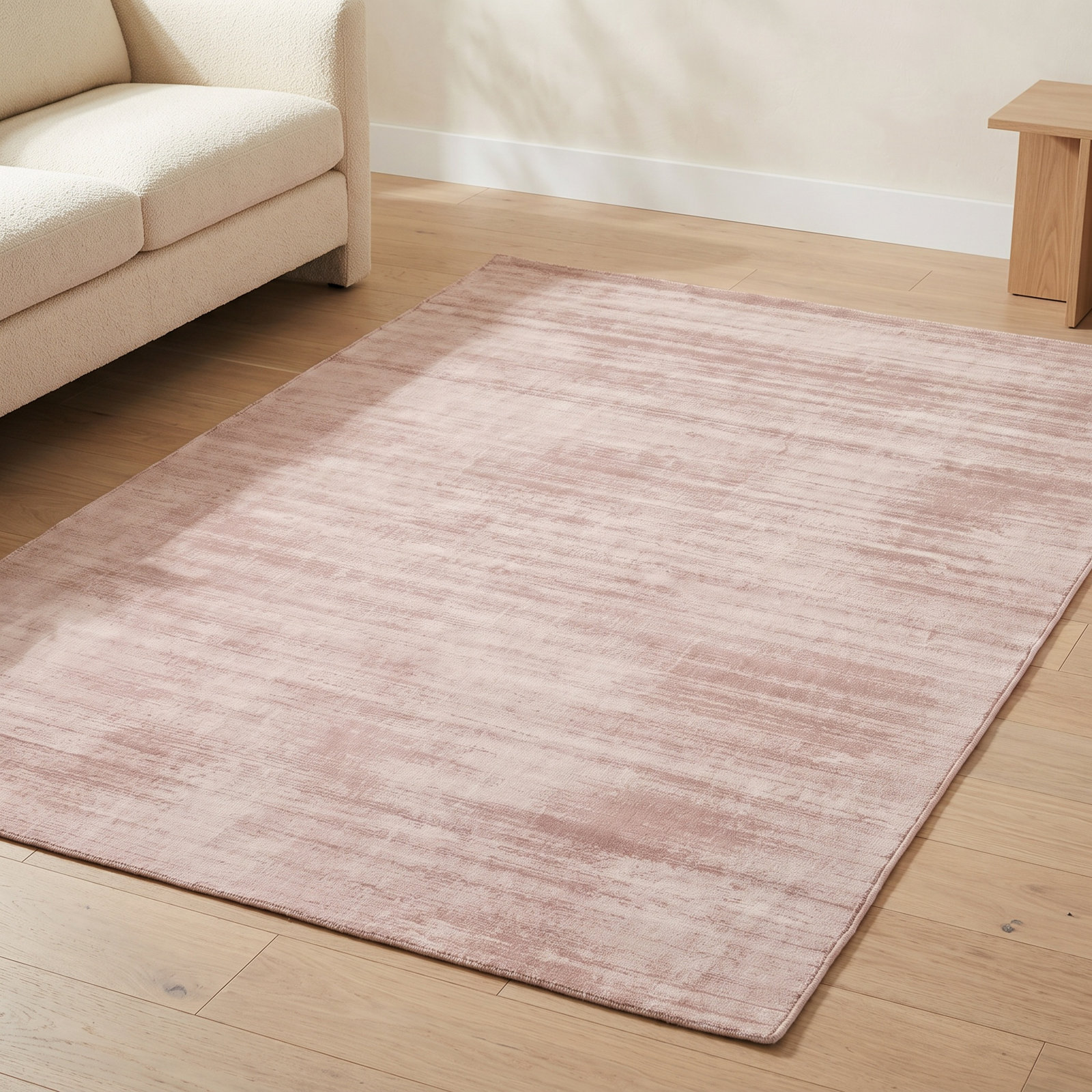 Oath Pink Hand-Woven Rug, Rectangle 8' x 10'