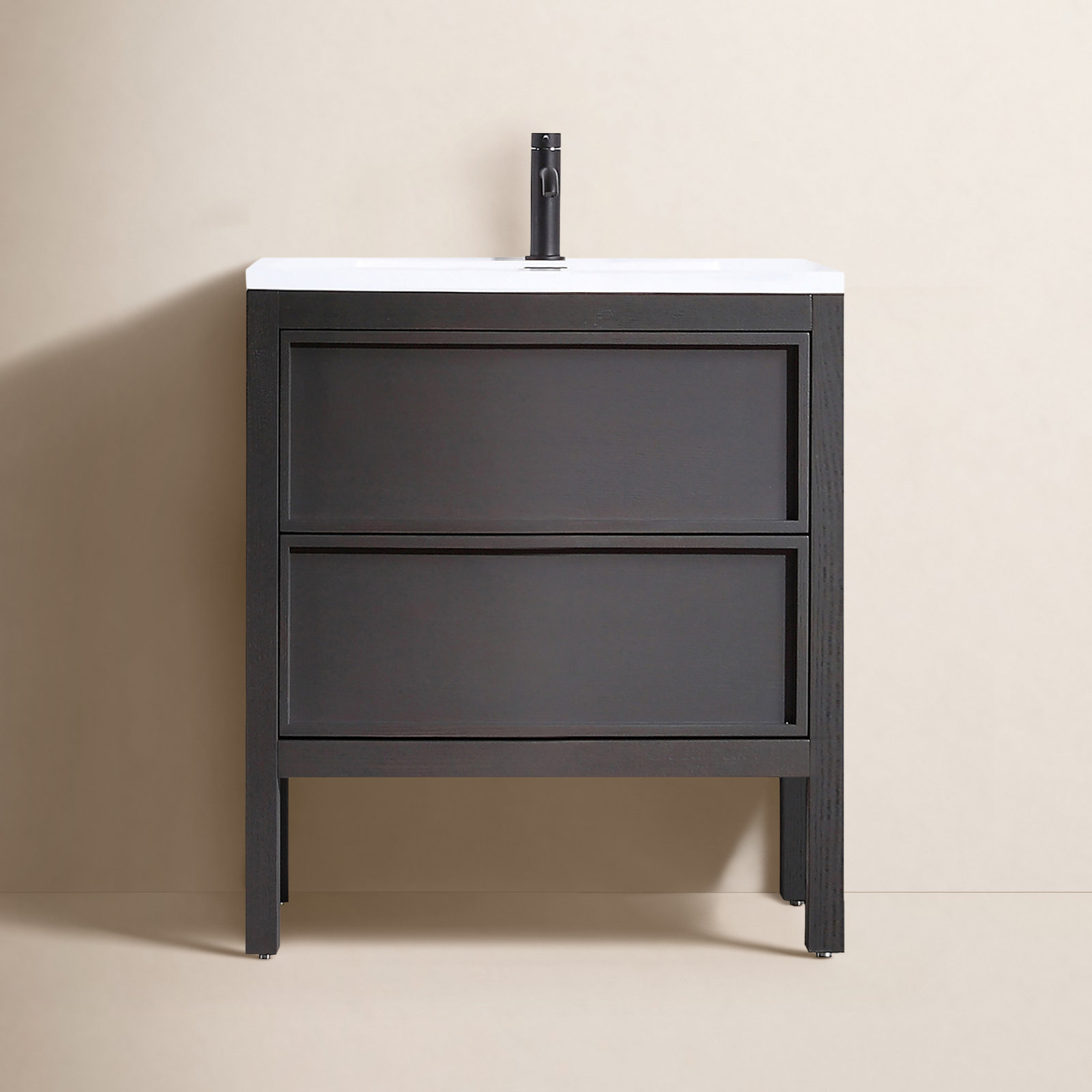 Gonzalo 24'' Single Bathroom Vanity, Charcoal