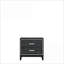 Haiden Weathered Black 2-Drawer Storage Nightstand-1100950692