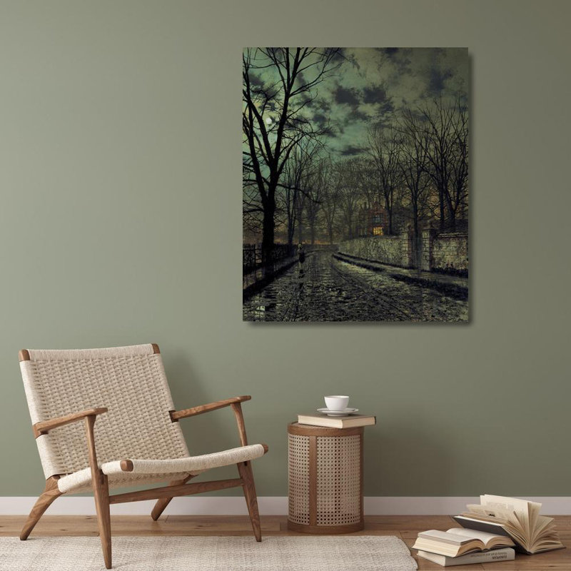 "Novell" par John Atkinson Grimshaw - Art sur toile tendue avec châssis, H 40 po x l 28 po
