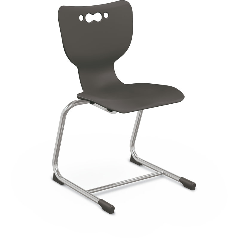 Chaise de classe en porte-à-faux Hierarchie, Noir, Chaise 14 po