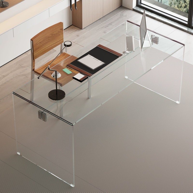 53.14 In. Tempered Glass Table Clear