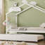 Lit simple en bois avec lit gigogne simple-998635937