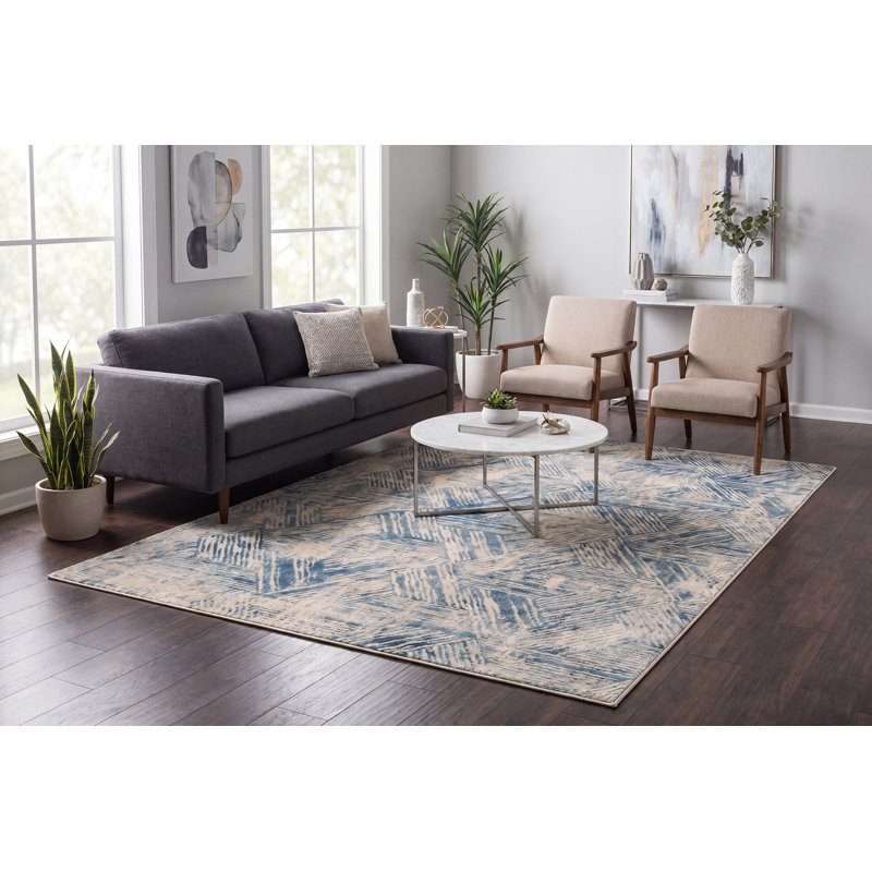 Garzon Geometric Indoor Rug, Rectangle 3'11" x 5'7"