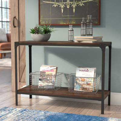Console en bois / métal