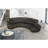 Maura Genuine Leather Curved Corner Sofa -617059649-617059652