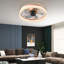 Ventilateurs de plafond modernes à DEL avec lumières Installation encastrée à intensité variable de ventilateurs de plafond minces-521236613