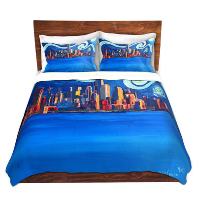  Housses de couette en microfibre Markus Bleichner Starry Night In New York Van Gogh