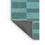 Tapis bleu-aire en laine géométrique Hannah-941465322