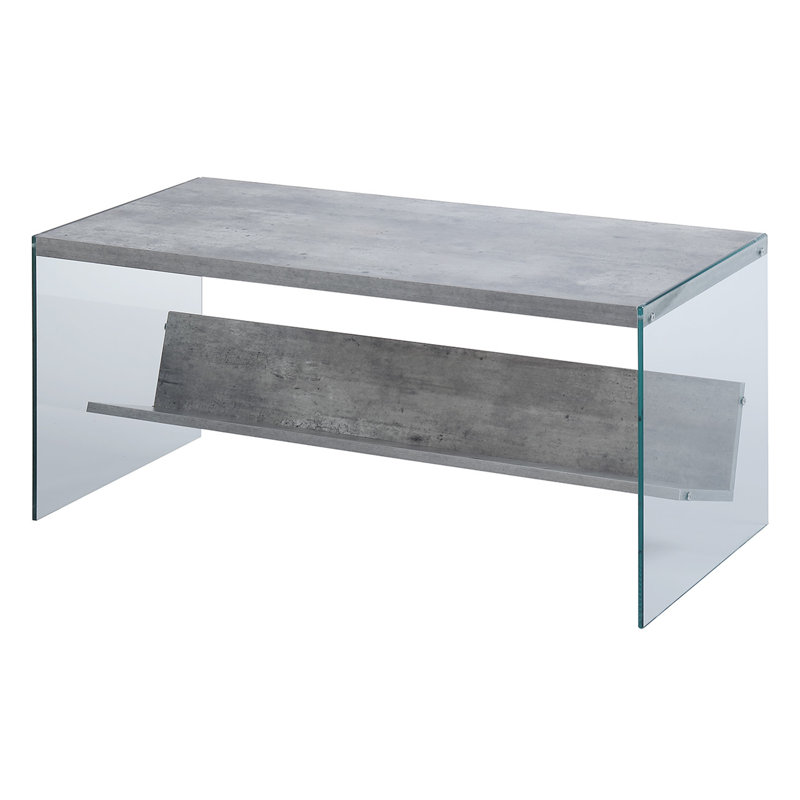Allegonda Coffee Table, Faux Birch