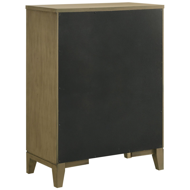 Commode de chambre à coucher à 5 tiroirs Menlo
