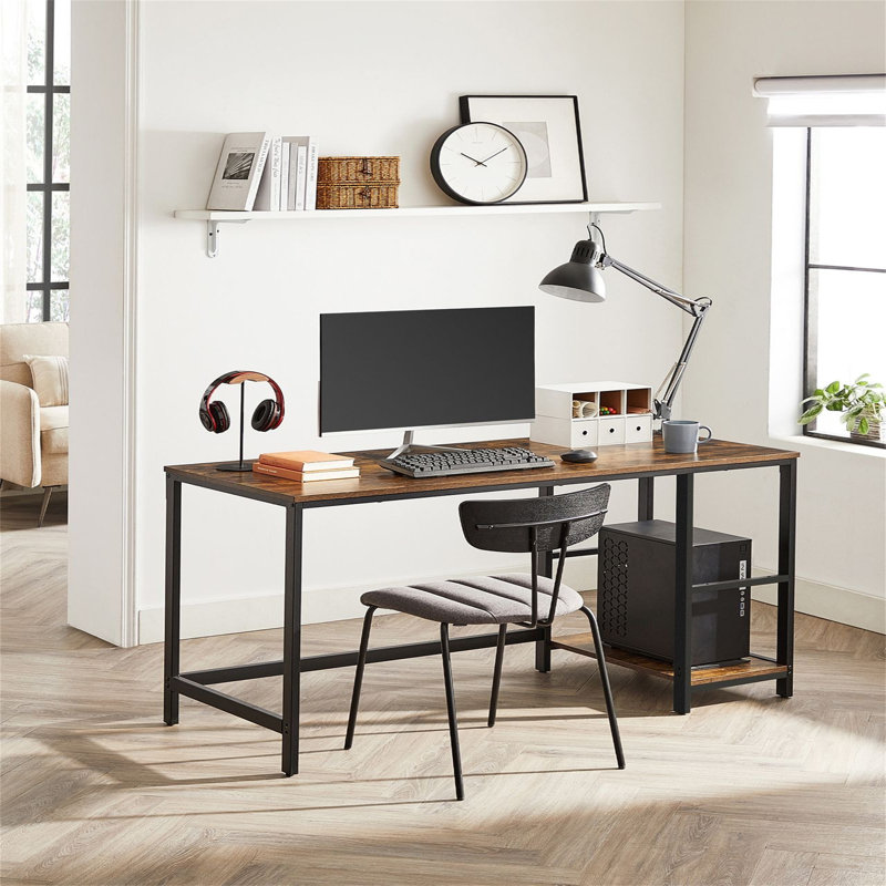Metal Base Computer Desk