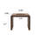 Sectionals Drink Holder, MDF, Walnut Veneer
