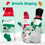 Bonhomme de neige de Noël gonflable