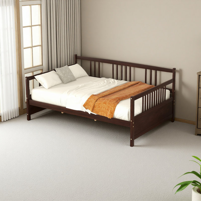 Full Size Daybed With Support Legs, Espresso