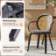 Ensemble de 2 chaises de salle à manger de style moderne Mid-Century avec pieds en bois massif Dionisio-117456678