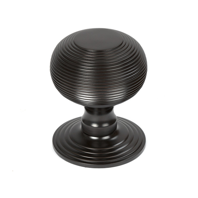 Passage Door Knob, Aged Bronze