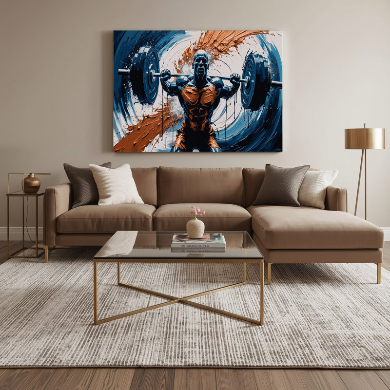 Art mural sur toile Sports CrossFit, H 11 po x l 14 po