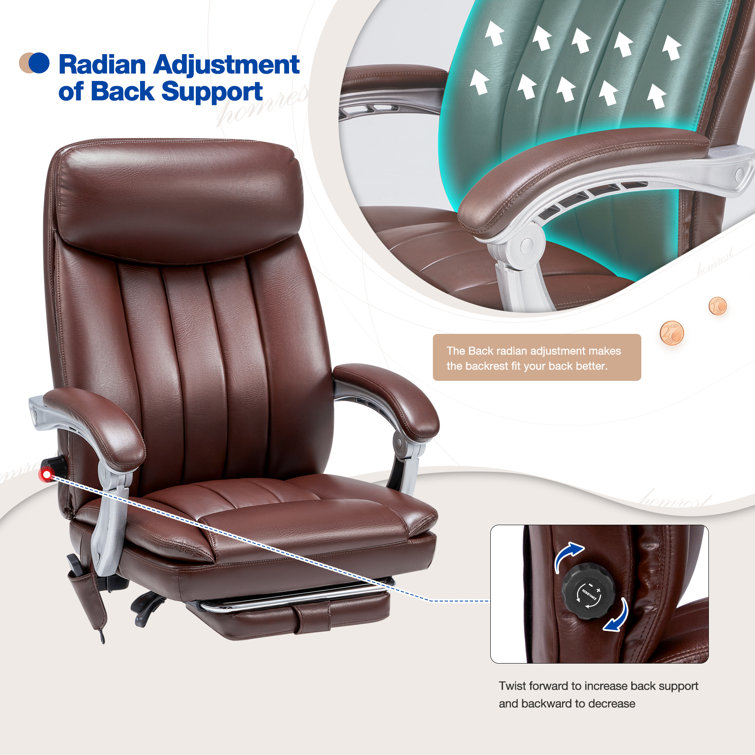 17 Stories Reclining Office Chair with Massage, Heating, Ergonomic